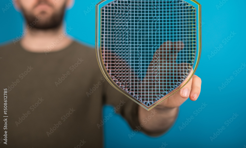 Poster Secure your data with advanced cybersecurity solutions. Protect your information with our reliable systems.