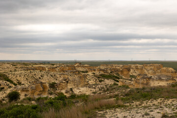 Fototapeta premium Little Jerusalem Badlands State Park