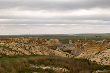 Fototapeta premium Little Jerusalem Badlands State Park