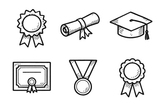 Graduation Icon Set