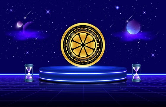 limewire-lmwr virtual currency images on digital background. 3d illustration