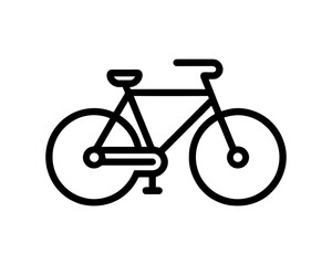 Obraz premium Outline Cycling Logo For Professional Team Use