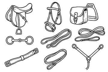 Equestrian Gear Icons