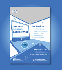 145 . The Best Senior Care Service Flyer Template