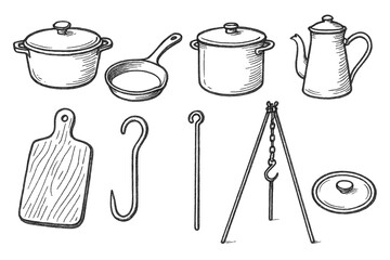 Hand-Drawn Cooking Icons
