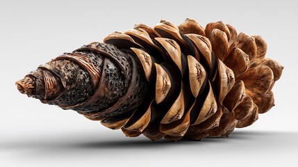 Large Pine Cone with Autumn, Nature, and Macro.