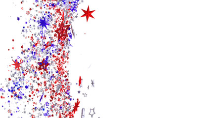 Celebrate with this festive image of red, white, and blue stars! Perfect for Independence Day or any patriotic occasion.