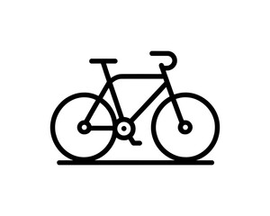 Fototapeta premium Elegant Bicycle Design Logo For Sports Branding