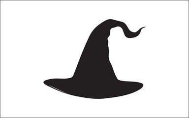 halloween witch on a broom