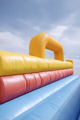 AI-controlled inflatable obstacle course for kids, AI-powered recreation