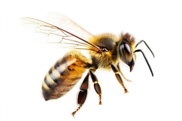Bee floating insect wings invertebrate.