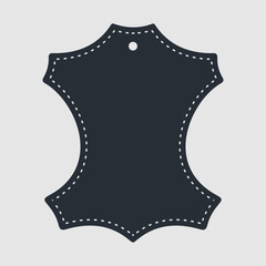 Genuine Leather icon. Vector illustration
