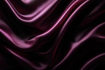 Obraz premium Draped Deep Purple Silk Fabric Texture