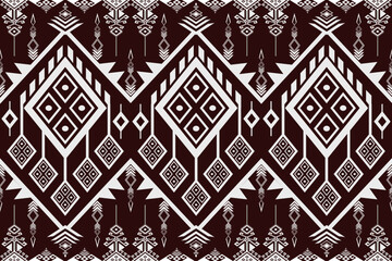 African Ethnic tribal stripes background. Aztec seamless tribal pattern,