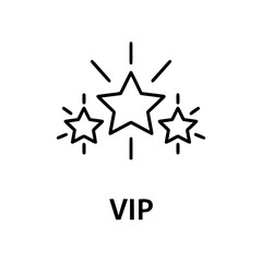 Premium VIP Access Exclusive Star-Rated Service Icon