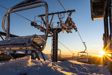 Sunrise at Mount Buller