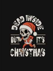 Christmas Funny Monster Illustration 