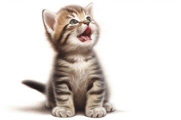 Obraz premium Kitten mammal animal cute.