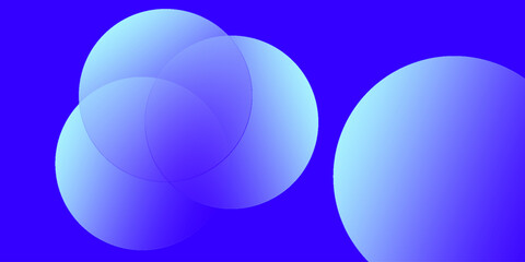 Minimalist blue geometric background. Vector illustration