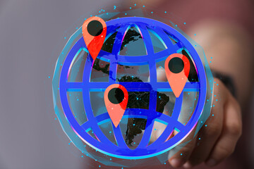 Illustrates global reach and interconnectedness. Ideal for networking, technology, and travel.