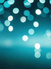 Stunning Blue Abstract Background with Bokeh Light Effects, Soft Gradient Texture, Modern Design Pattern, Blurred Glow Surface and Elegant Visual Style - AI Generated