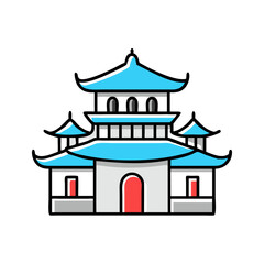 Traditional Asian building, possibly a temple or cultural site.