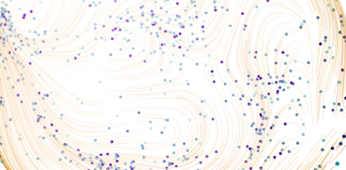 Colorful abstract background with flowing lines and scattered dots. Perfect for design projects.