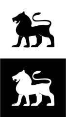 tiger silhouette vector