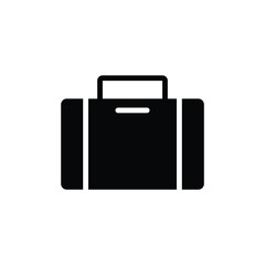 suitcase icon vector design template