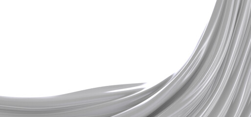A close-up of a white fabric texture with a flowing drape, creating a minimalist and abstract image.
