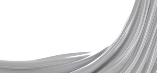 A close-up of a white fabric texture with a flowing drape, creating a minimalist and abstract image.