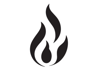 campfire bonfire logo silhouette, burning bonfire logo silhouette, fire logo design, fire flame logo icon on white background.	