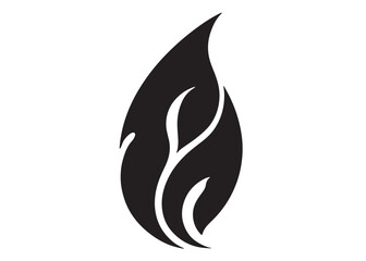 campfire bonfire logo silhouette, burning bonfire logo silhouette, fire logo design, fire flame logo icon on white background.	