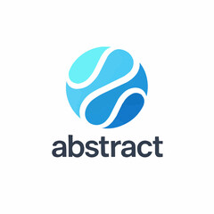 Obraz premium Vector abstract design template for business. Global icon. stock illustration