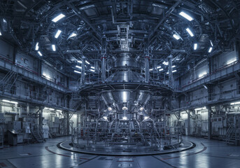 Vast Industrial Nuclear Fusion Facility with Central Reactor Core