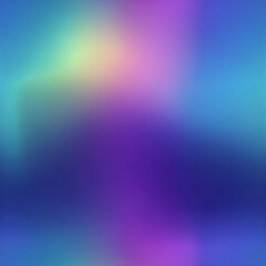 Obraz premium Mystical Purple Holographic Gradient Background – Soft Blurred Colorful Texture. Perfect for digital design, website backgrounds, app interfaces, posters, social media templates, branding materials
