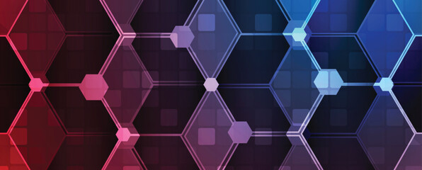 Abstract high digital technology and science background
