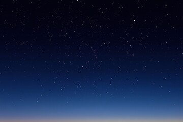 Dark Night Sky with Stars