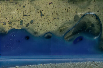 welle blau sand wasser flut kunst blau