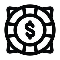 Simple Help outline icon. The icon can be used for websites, print templates, presentation templates, illustrations, etc	
