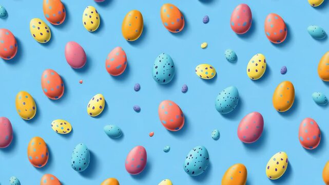 colorful easter eggs