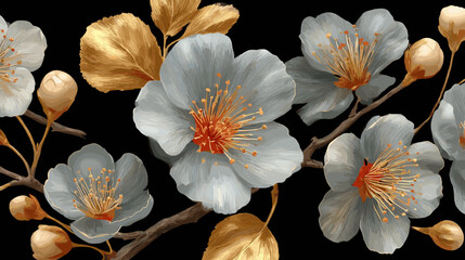 cherry blossom, flower, pattern, floral, seamless, vector, illustration, nature, spring, blossom, design, wallpaper, decoration, flowers, pink, cherry, tree, art, leaf, beauty, plant, texture, branch,