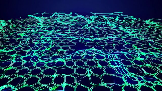 abstract blue background with bubbles