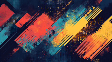 Vibrant Abstract Background Collection Featuring Bold Shapes, Colorful Grids, and Futuristic Geometric Art in Neon and Pastel Tones

