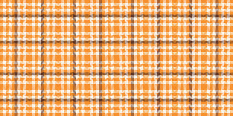 Vibrant orange and brown plaid pattern. Perfect for textile design, website backgrounds, or autumnal themed projects.