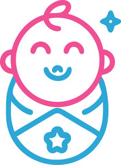 Baby icon vector