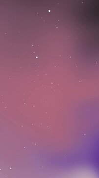 Pink and purple sky with white dots ideal for backgrounds, digital art, posters, and fantasythemed design projects. Vibrant and magical atmosphere.