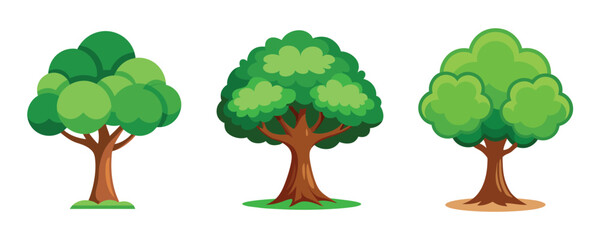 Unique Cartoon Tree Designs