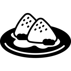 Lupis Indonesian Cake Solid Icon