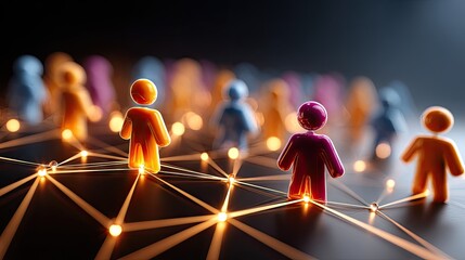 Social network illustration